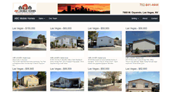 Desktop Screenshot of abcmobilehomesales.com